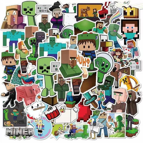 Minecraft Stickers 95 Plus Pcs 